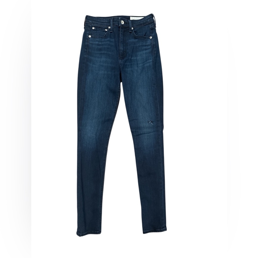 Rag & Bone Dark Blue Nina High Rise Skinny Jeans Size 24